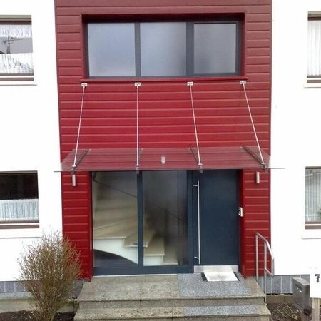 Glasdach im Eingangsbereich