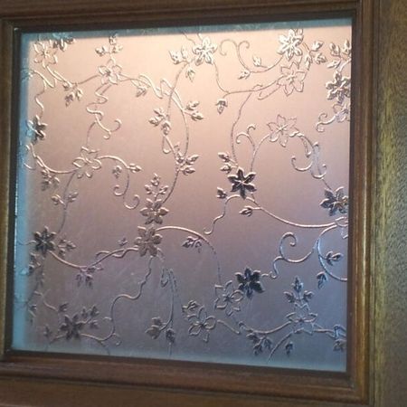 Glas im Eingangsbereich